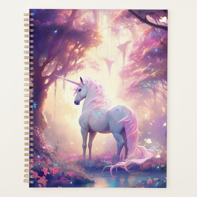 Unicorn Fantasy Art Planer (Vorderseite)