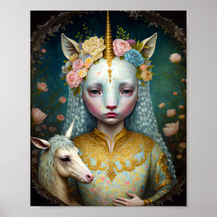 Unicorn Fantasy Art Poster