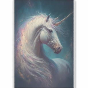 Unicorn Fantasy Art Sticker