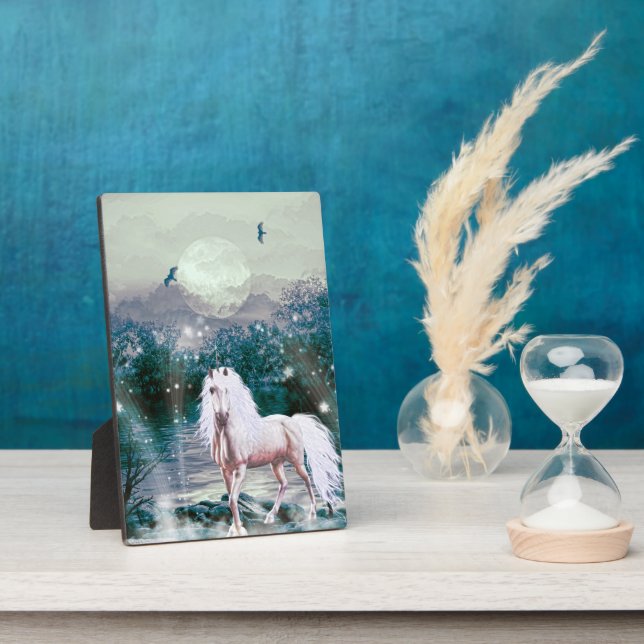 Unicorn Fantasy Fotoplatte (Seite)