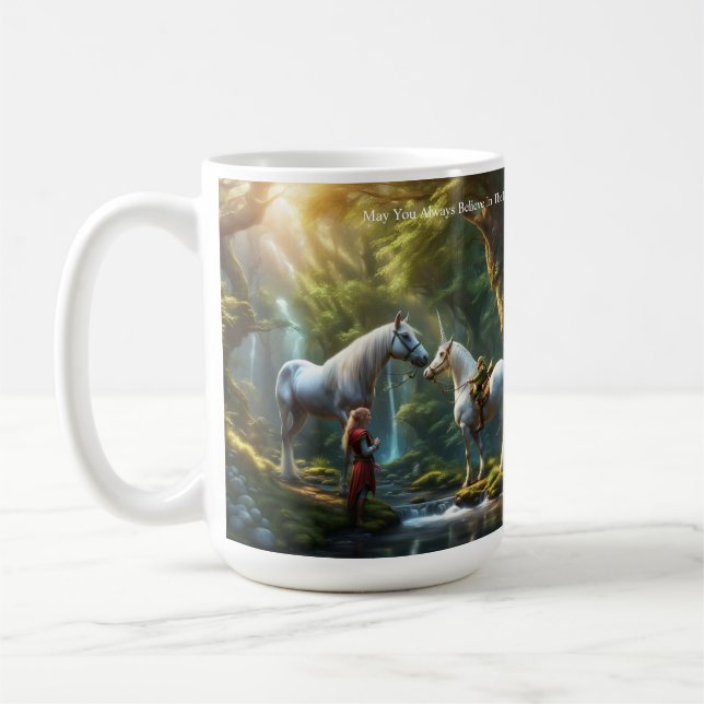 Unicorn Fantasy Kaffeetasse (Links)