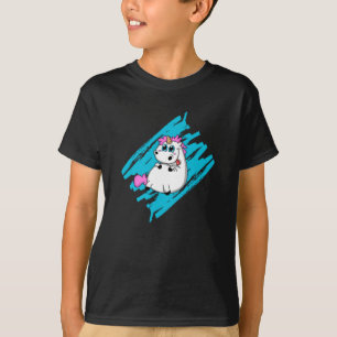 Unicorn Fantasy Niedlicher Tiere Funny Rainbow Gif T-Shirt