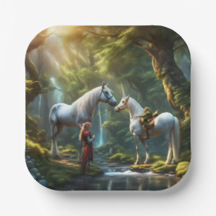 Unicorn Fantasy Pappteller