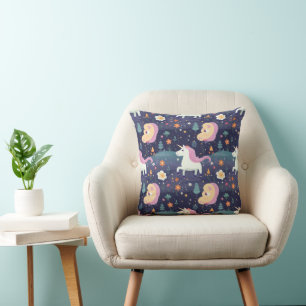 Unicorn Fantasy Pattern Kissen