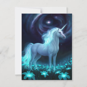 Unicorn Fantasy Postkarte