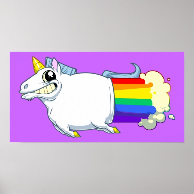 Unicorn Fartsv Poster (Vorne)
