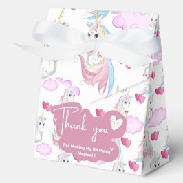 Unicorn Favor Box Geschenkschachtel