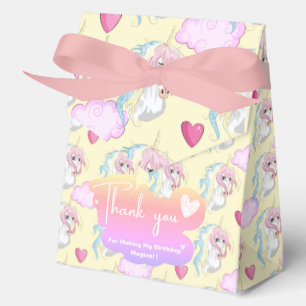 Unicorn Favor Box Geschenkschachtel
