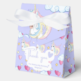 Unicorn Favor Box Geschenkschachtel