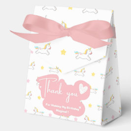 Unicorn Favor Box Geschenkschachtel