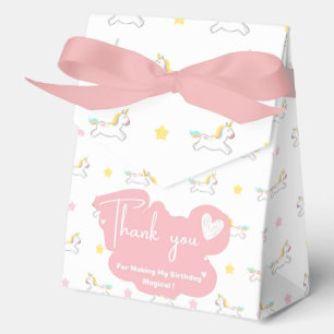 Unicorn Favor Box Geschenkschachtel