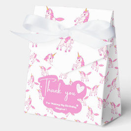 Unicorn Favor Box Geschenkschachtel