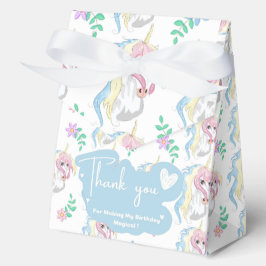 Unicorn Favor Box Geschenkschachtel