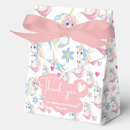 Unicorn Favor Box Geschenkschachtel