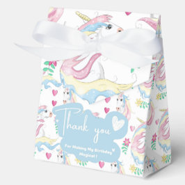 Unicorn Favor Box Geschenkschachtel