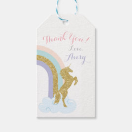 Unicorn Favor Tags Geschenkanhänger