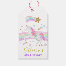 Unicorn favorit tag unicorn Geschenkmarke Regenbog Geschenkanhänger