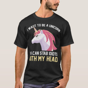 Unicorn feiert das Farberfest Einhorn T-Shirt