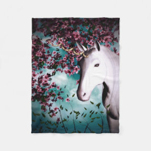 Unicorn-Fleece Decke