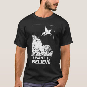 Unicorn fliegen Wollte ich, UAP Outfit Alien zu gl T-Shirt