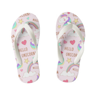 Unicorn Flip Flops