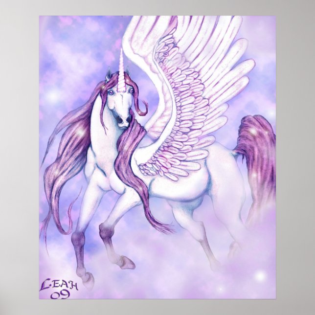Unicorn ~*~ Flug Extravagant ~*~ Poster (Vorne)