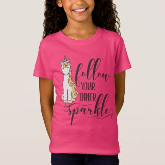 Unicorn Folgen Sie Ihrem inneren Sparkle-Gastgesch T-Shirt