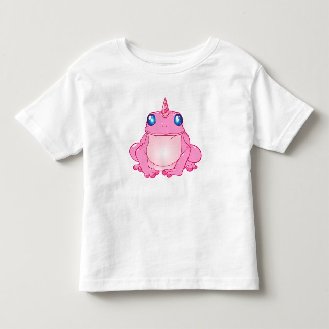 Unicorn Frog Kleinkind T-shirt (Vorderseite)