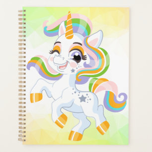 Unicorn Frühjahr magische Einhorn Sommerurlaub Planer