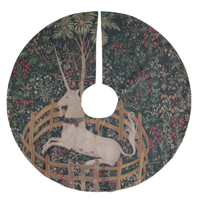 Unicorn Funivia Orselina-Cardada Erholung Locarno Polyester Weihnachtsbaumdecke (Vorderseite)