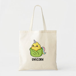 Unicorn Funny Baby Corn Pun Tragetasche