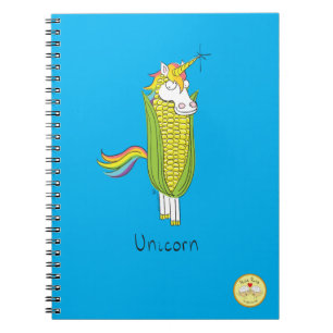 Unicorn Funny Corn Notebook Notizblock