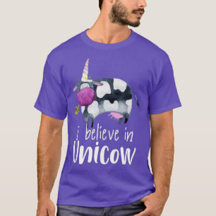 Unicorn Funny Cow Ich glaube an Unicow T-Shirt