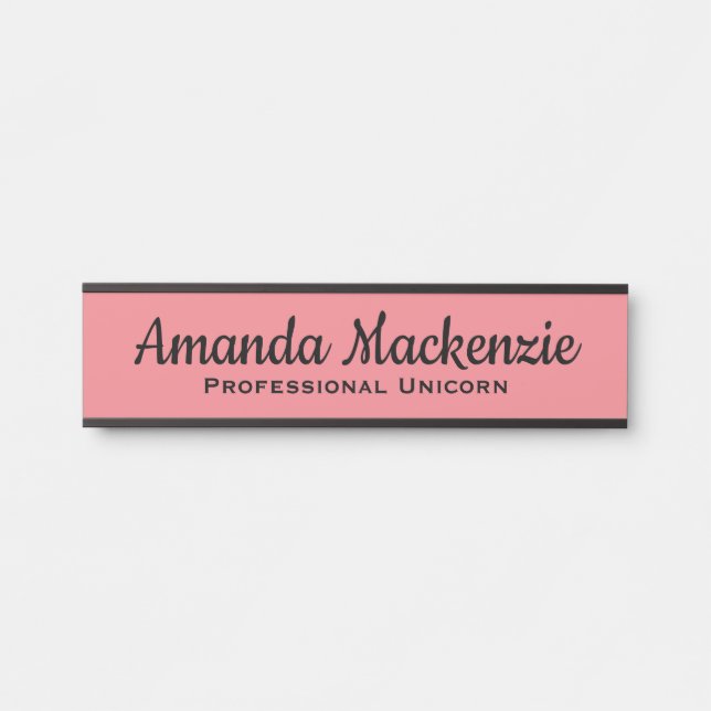 Unicorn Funny Office Türe Signieren für sie Türschild (Vorderseite )