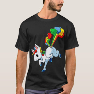 Unicorn Furz Regenbogen Magische Furz Einhorn Girl T-Shirt
