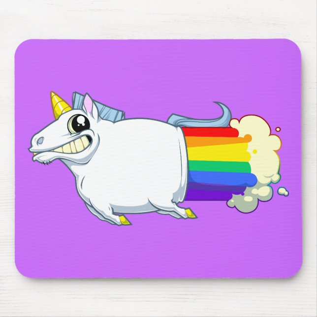 Unicorn-Furzen Mousepad (Vorne)