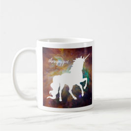 Unicorn Galaxy Therapie Haustier Kaffeetasse