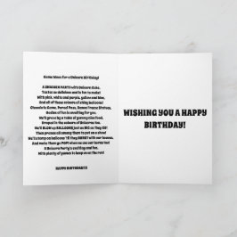 UNICORN-Geburtstagskarte für Kinder zum Spaß Karte