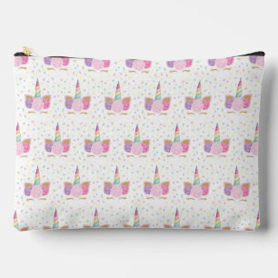 Unicorn Geburtstagsmuster Zubehörtasche