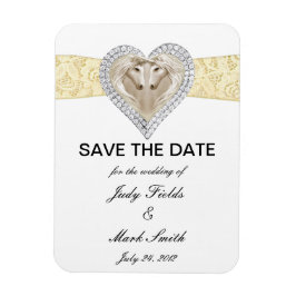 Unicorn-Gelbe Spitze Speichern Sie das Datumsfenst Magnet