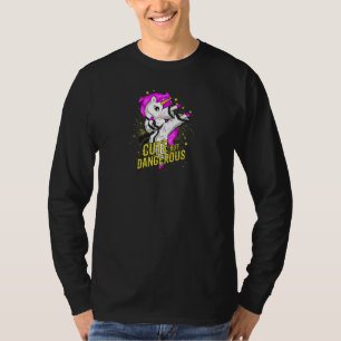 Unicorn Girl Taekwondo Karate Kung Fu Kick Boxing T-Shirt