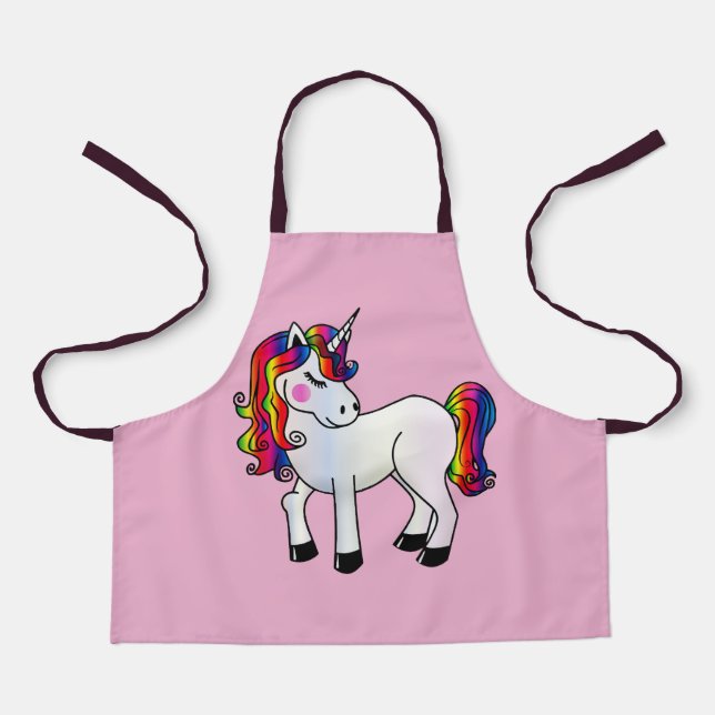 UNICORN GIRLS KIDS KÜCHE SCHÜRZE (Vorderseite)