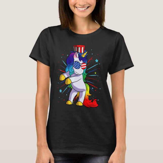 Unicorn Girls Unicorn Girls Us Fl T-Shirt (Vorderseite)