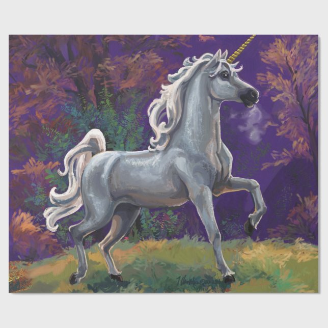 Unicorn Glade Geschenkpapier (Flach)