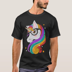 Unicorn Glasses Magical Fantasy Animal Unicorns Me T-Shirt