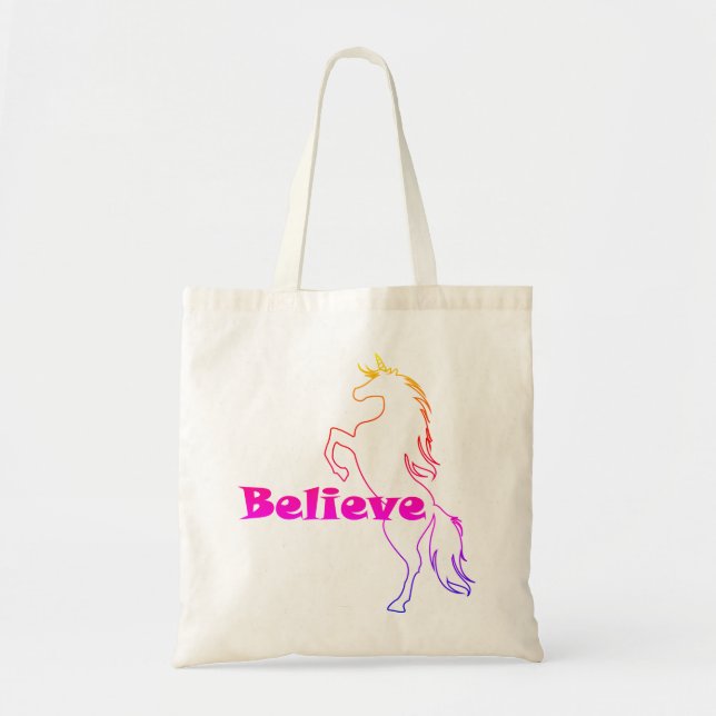 Unicorn Glaube Design - Tasche des Haushalts (Vorne)