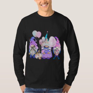 Unicorn Gnomes Tomte Nordic Walking in der Region T-Shirt