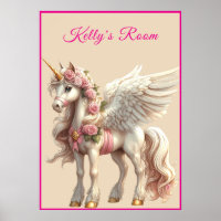 Unicorn Gold Horn Rosen & Ribbon