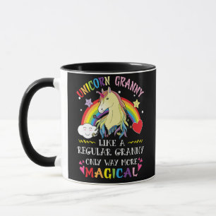 Unicorn Granny nur wie normale Granny-Art Tasse