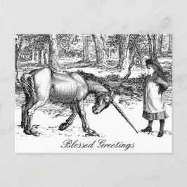 Unicorn Grußkarte Postkarte
